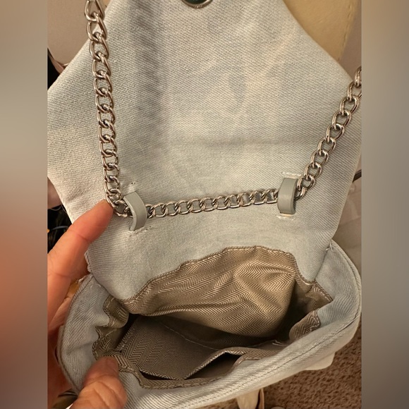 Small denim tie dye crossbody bag - Picture 3 of 5